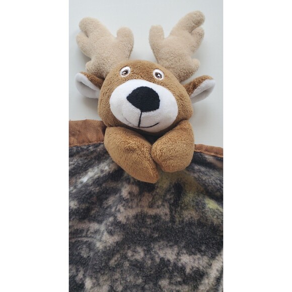 Scene Weaver Camo Deer Security Blanket Lovey Satin Springs Creative True Timber - Picture 3 of 12